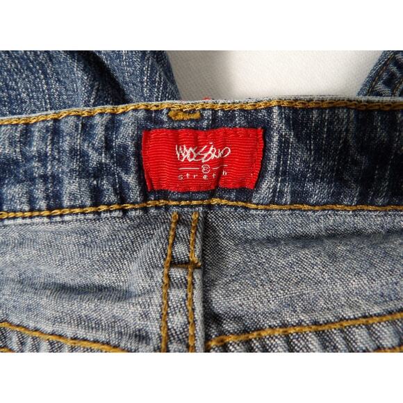 Mossimo Womens Sz 19 Premium Denim Low Rise Boot Cut Blue Jeans - Picture 5 of 14